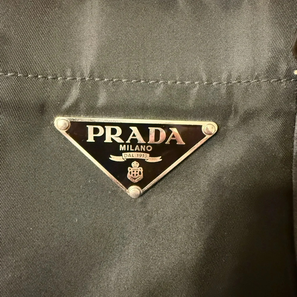 Prada Vintage Black Nylon Tote Bag with COA - Picture 11 of 16